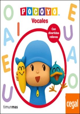 Pocoyó. Vocales . Libro con relieve
