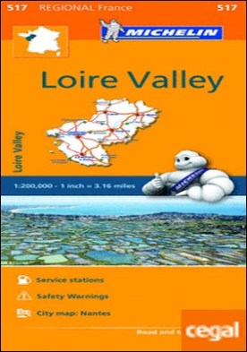 Mapa Regional Loire Valley