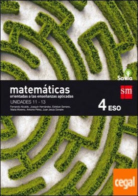 Matemáticas orientadas a las ciencias aplicadas. 4 ESO. Savia. Trimestres