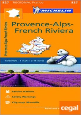 Mapa Regional Provence-Alps-French Riviera