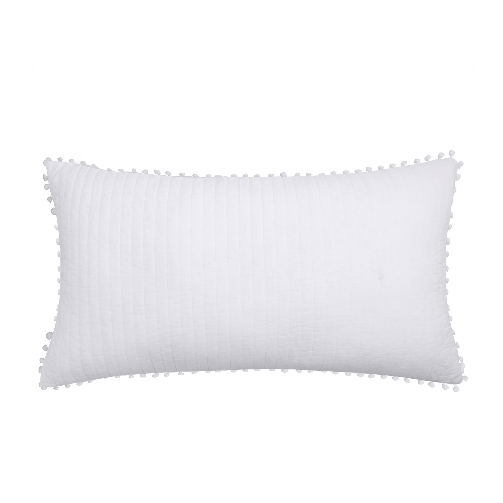 Pom Pom White King Sham - Levtex Home - Bild 1 von 5
