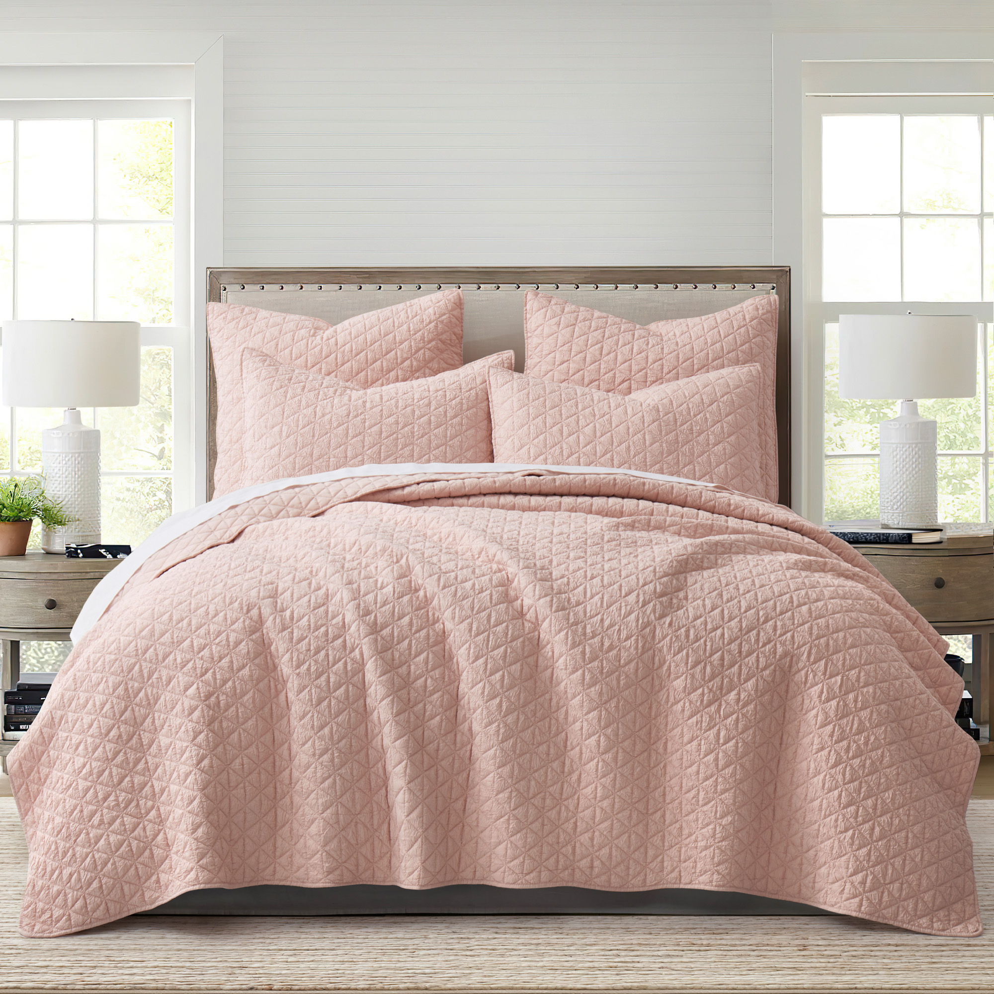 Rowan White Quilt Set- HomThreads by Levtex Home