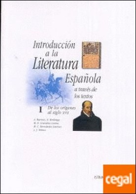 Introducción a la literatura española a través de los textos I