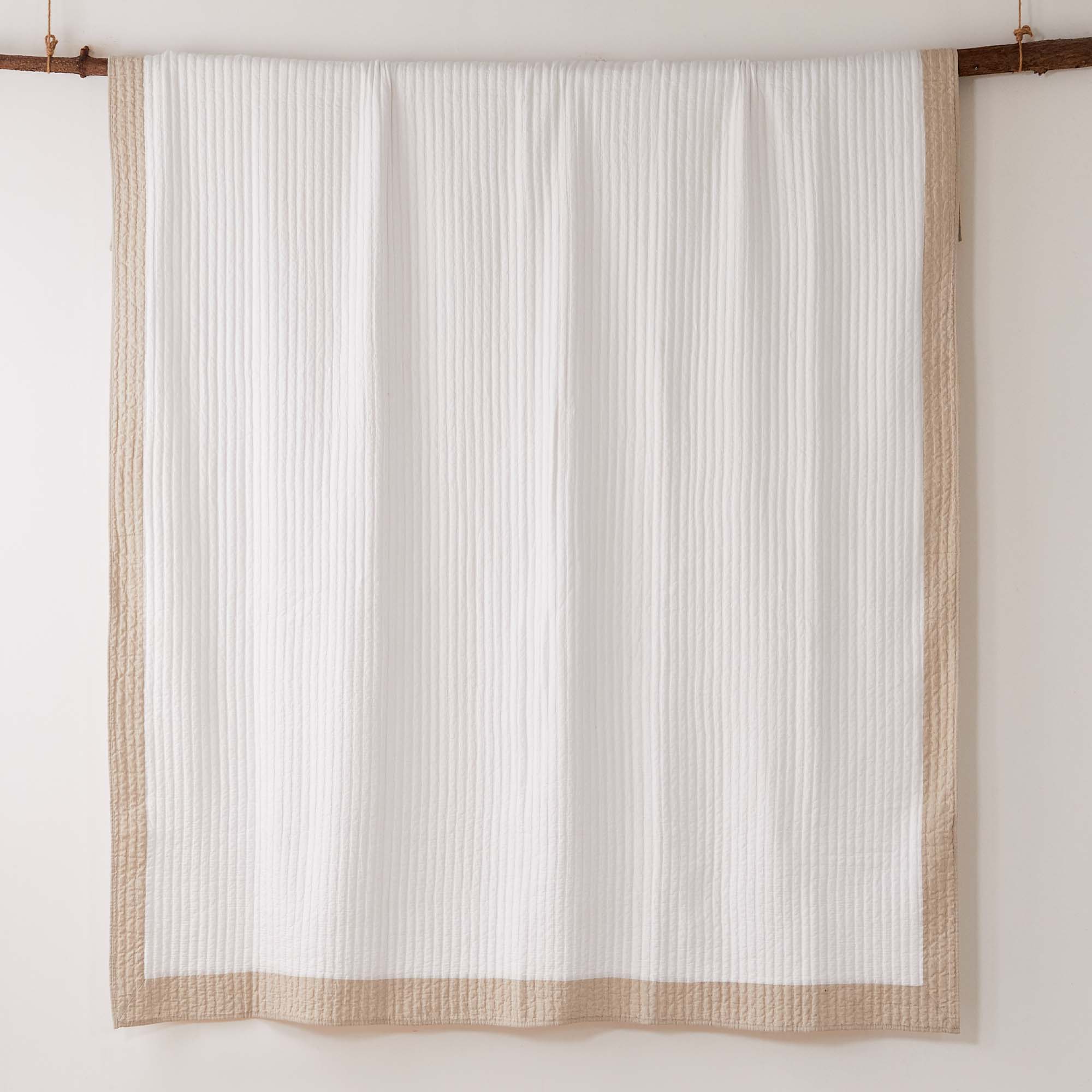 Adobe Border Quilt Set - Tan & Cream - Levtex Home | eBay