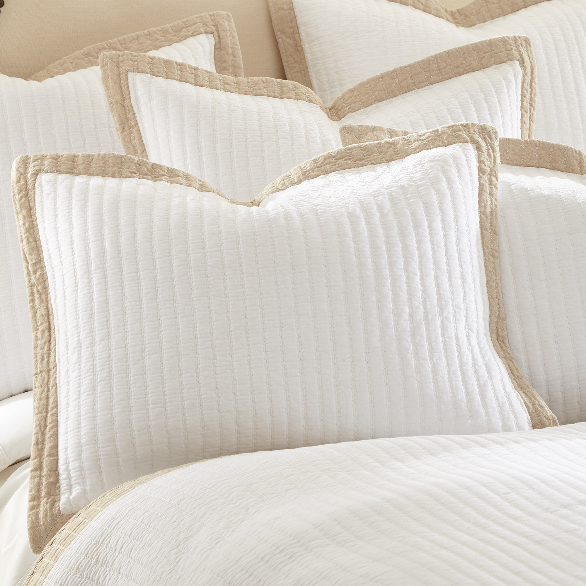 Adobe Border Quilt Set - Tan & Cream - Levtex Home | eBay