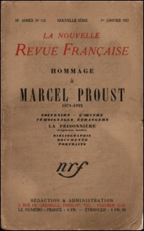 La Nouvelle Revue Française (1908-1943) N° 112 janvier 1923-Gallimard