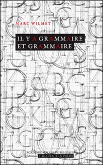 Il y a grammaire et grammaire-Marc Wilmet