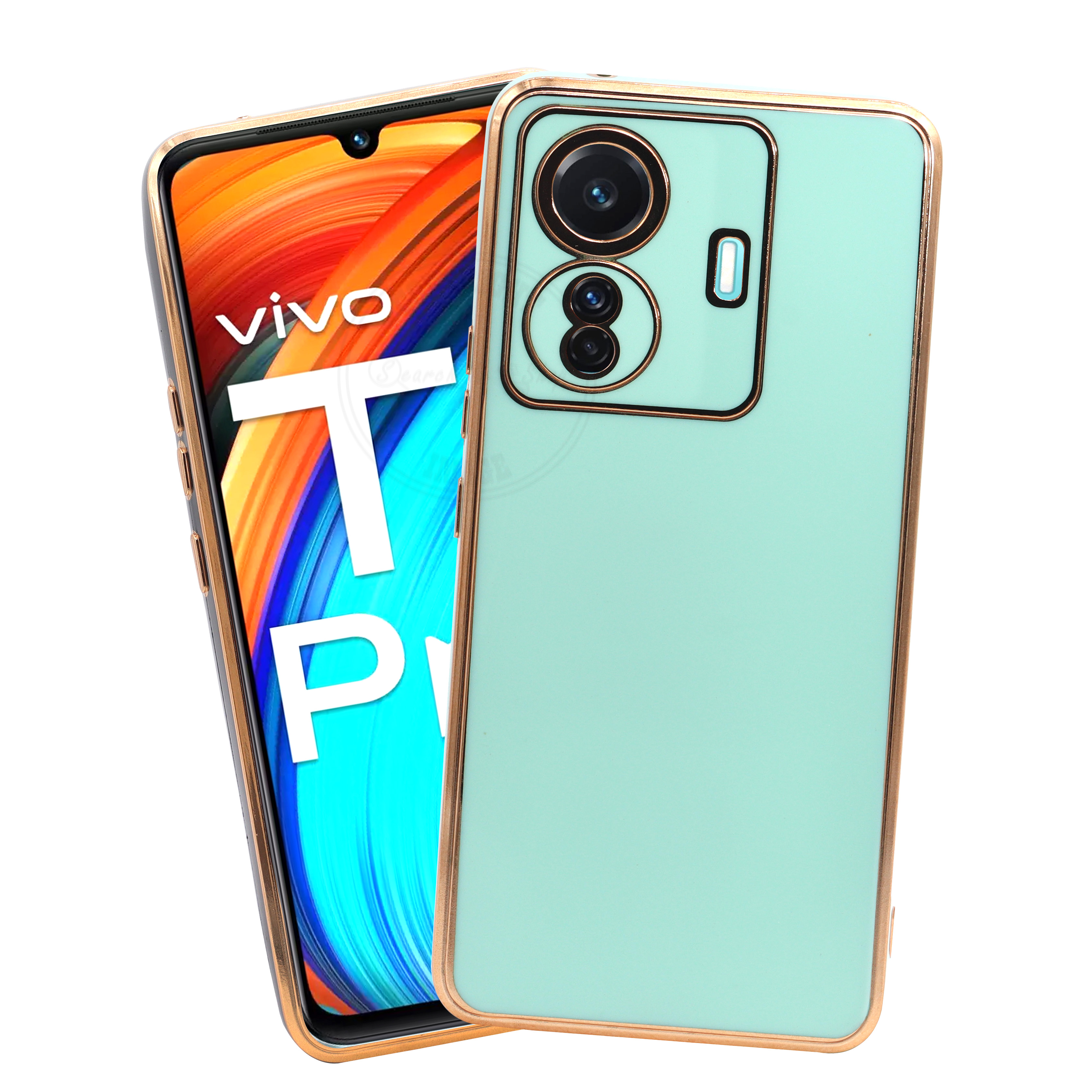 Vivo T1 Pro 5G - Pista 6D Chrome Back Case Cover