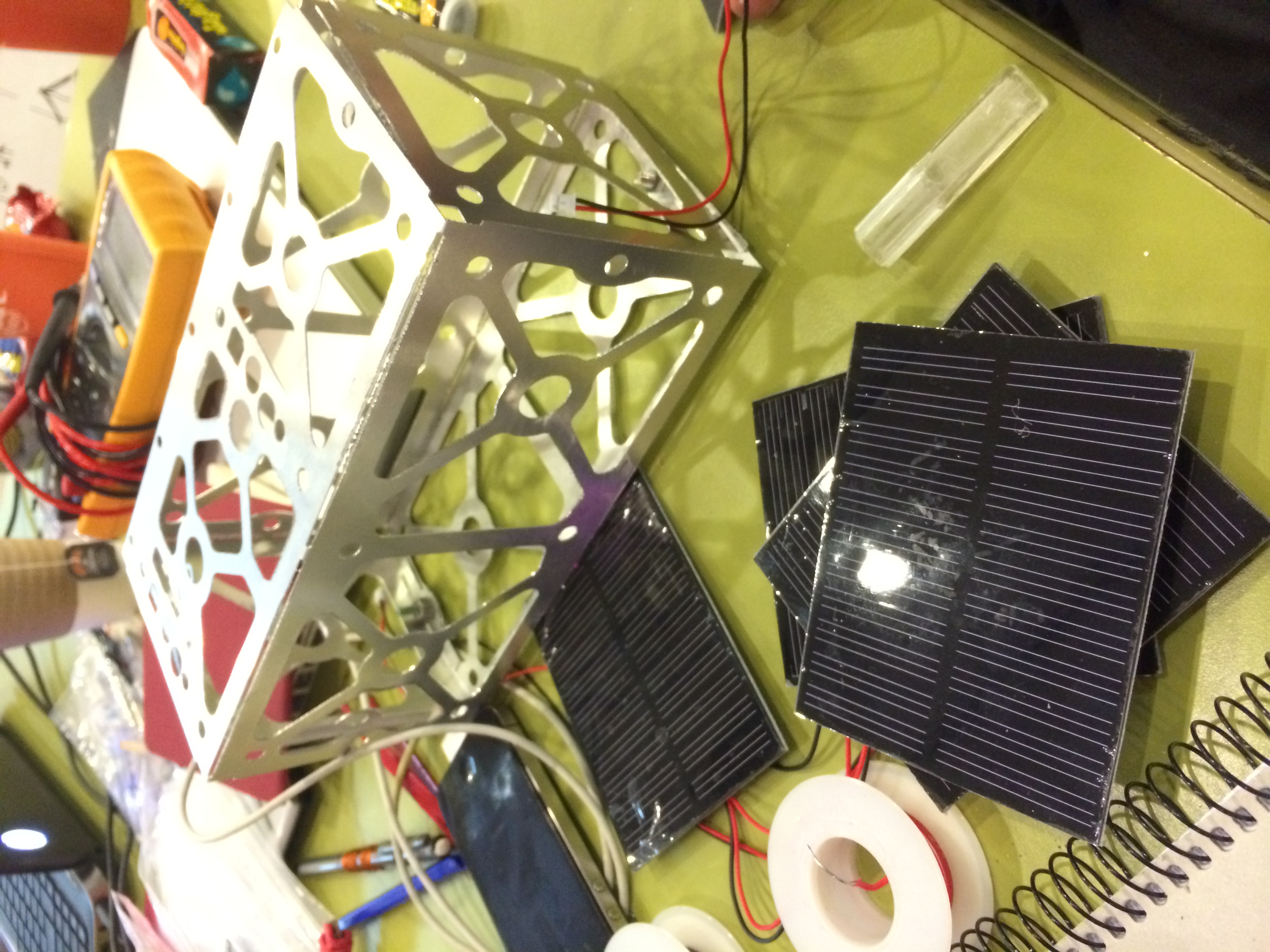 Phonesat Solar power