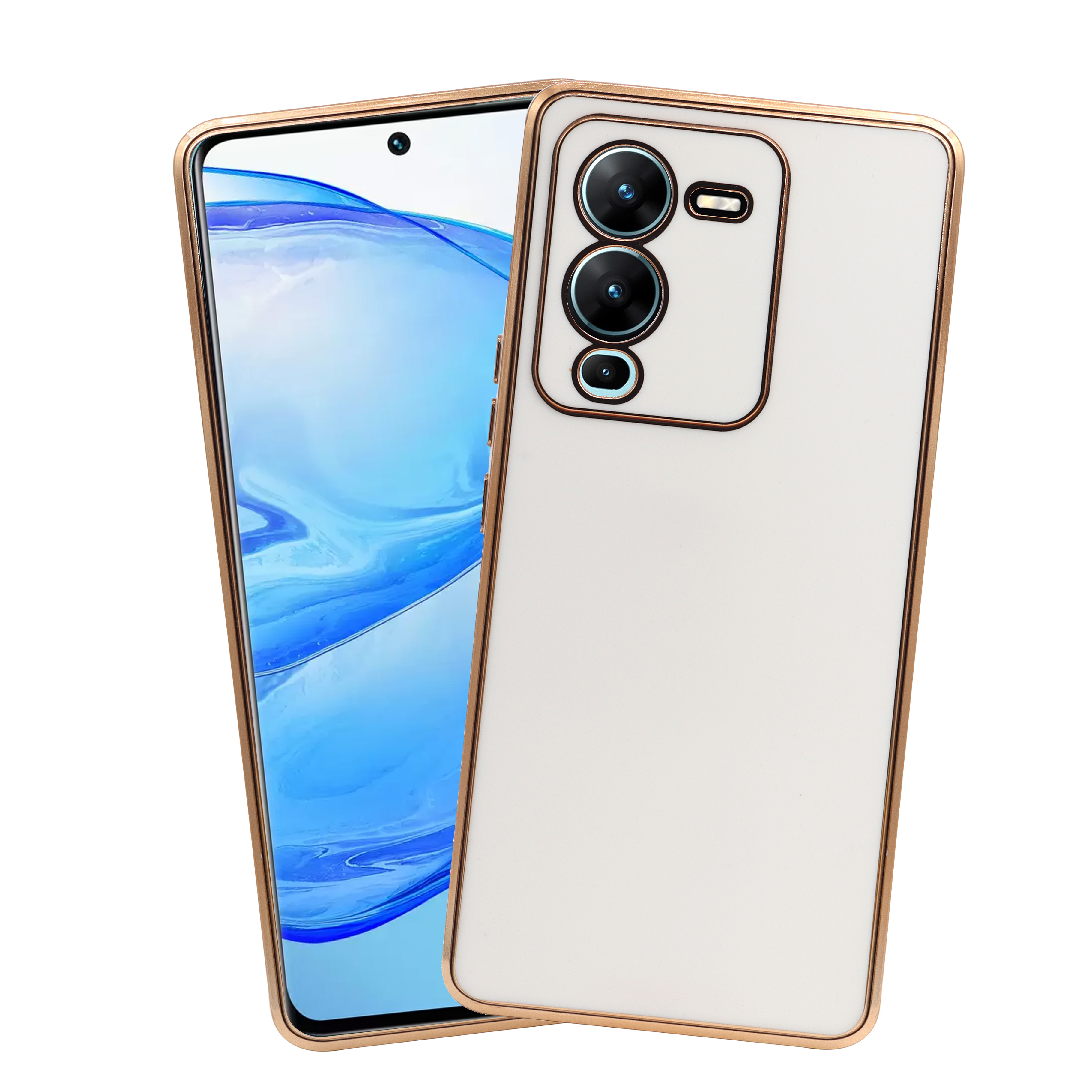 Vivo V25 Pro - 6D Chrome Mobile Back Cover