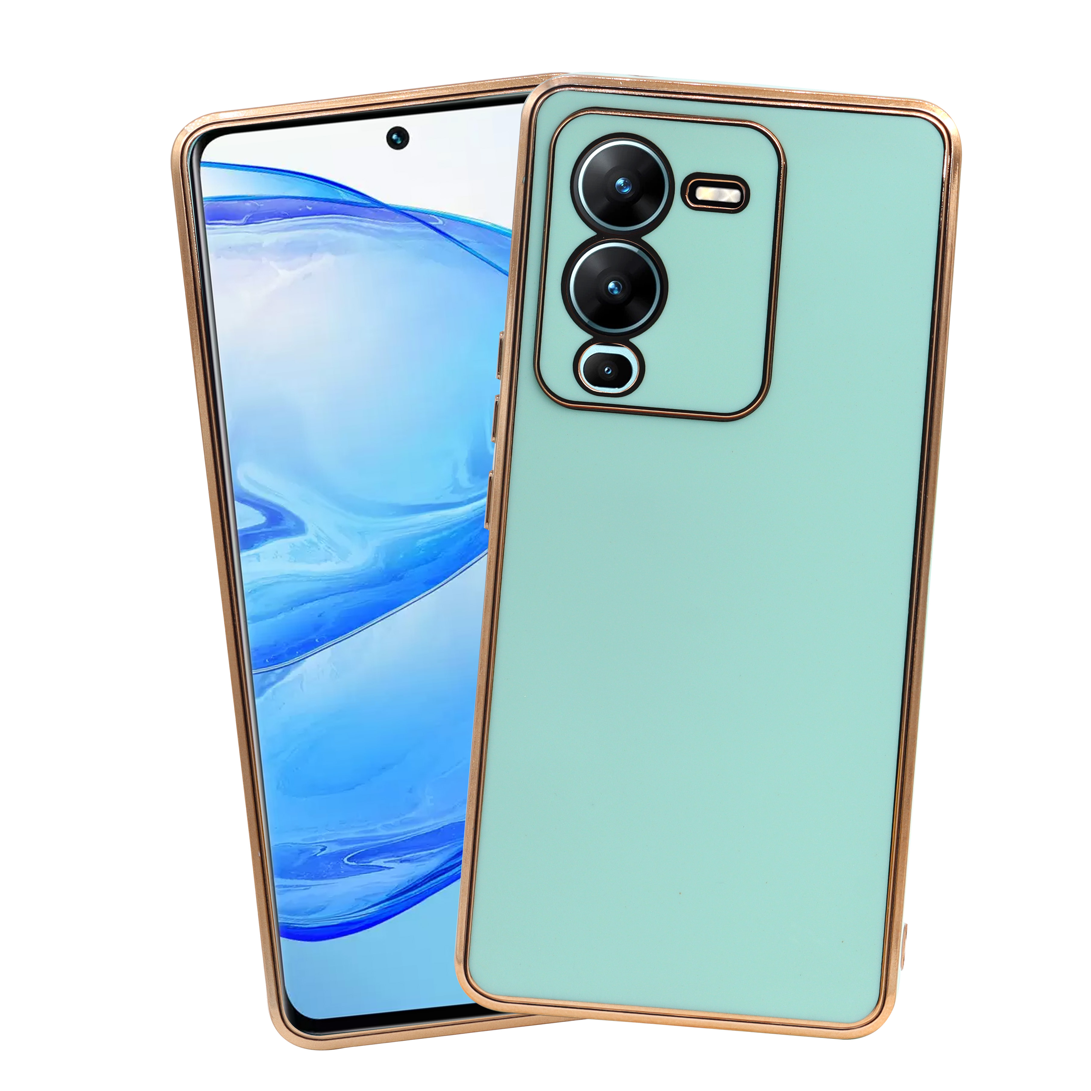 Vivo V25 Pro - 6D Chrome Mobile Back Cover