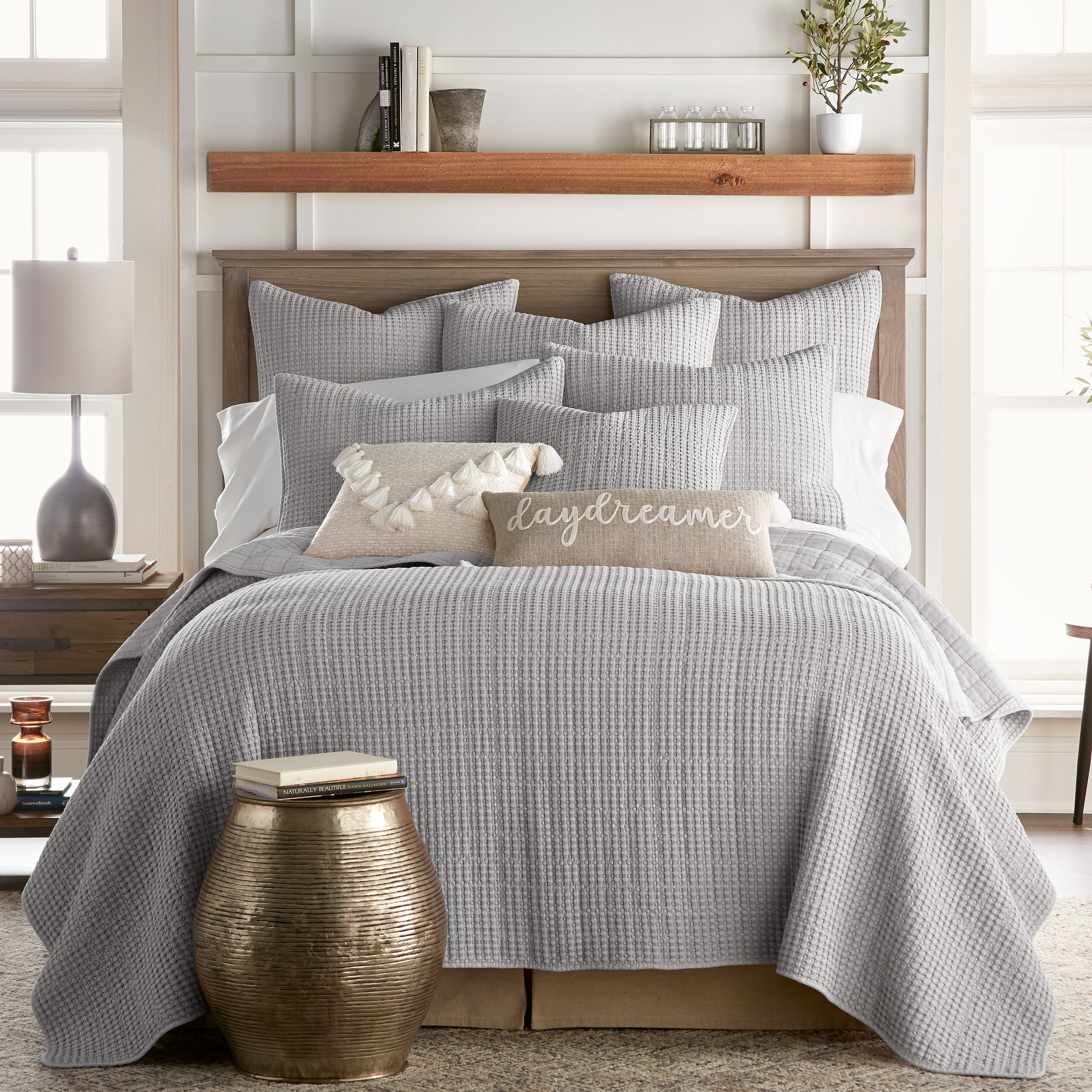 Mills Waffle Square Decorative Pillow - Levtex Home - Picture 34 of 63