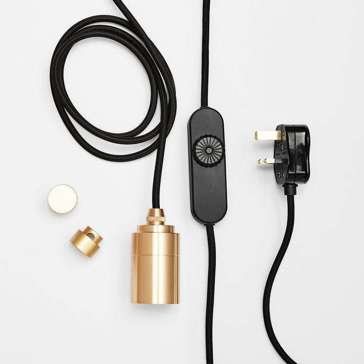 Brass Pendant, Plug & Play EU