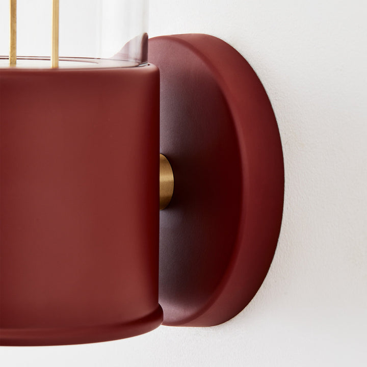 Tala x Farrow & Ball, The Muse Wall Light in Pomona Red EU