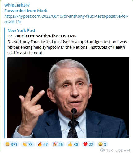 Dr. Fauci tests positive for COVID-19 – HOW’S YOUR SCIENCE WORKING FOR YOU NOW!!!  Dr.%2520Fauci%2520tests%2520positive%2520for%2520COVID-19%2520-%2520HOW%2527S%2520YOUR%2520SCIENCE%2520WORKING%2520FOR%2520YOU%2520NOW%2521%2521%2521%2520-%2520GONE